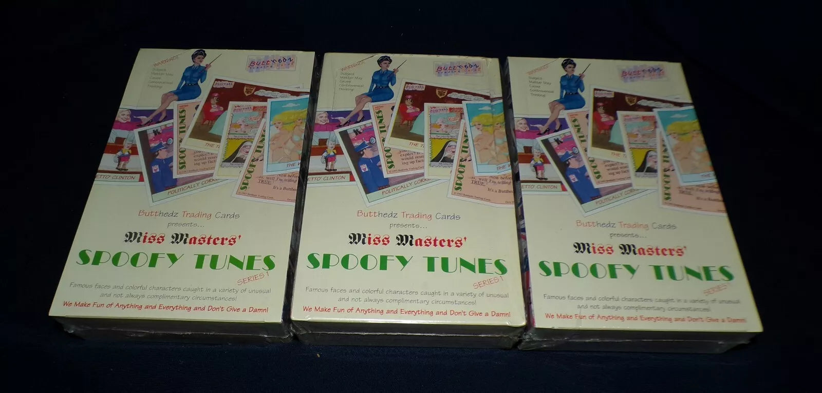 1) One Pack - 1993 Butthedz Miss Master's SPOOFY TUNES Series 1