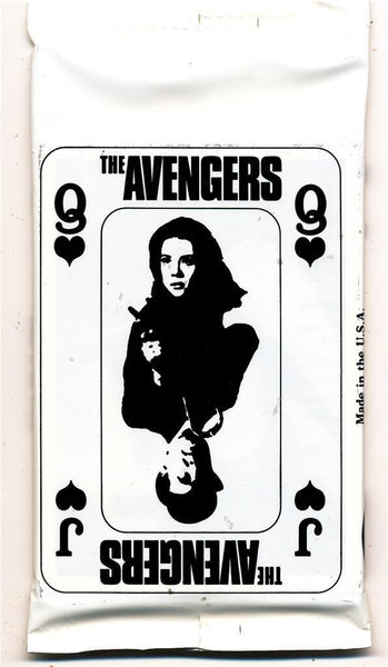 (1) One Pack - Cornerstone 1992 THE AVENGERS - Black And White Trading Card - 10 Cards - Shuga Records