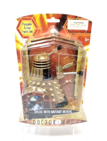 New 2004 DOCTOR WHO - Dalek with Mutant Reveal Action Figure - BBC Show Toy NIB - Shuga Records