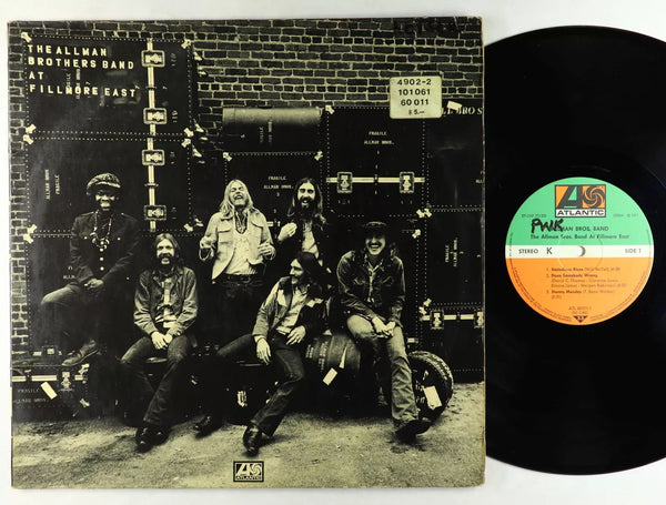 The Allman Brothers Band - The Allman Brothers Band At Fillmore East (1971) - VG+ 2 LP Record 1972 Atlantic Germany Vinyl - Rock & Roll / Blues Rock / Southern Rock - Shuga Records