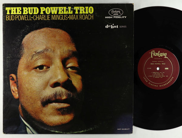 The Bud Powell Trio - The Bud Powell Trio (Charlie Mingus &Max Roach) - VG+ LP Record 1962 Fantasy USA Mono Original Vinyl - Jazz / Hard Bop - Shuga Records
