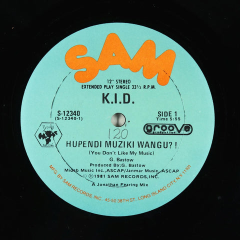 It's Hot (Take It To The Top) / Hupendi Muziki Wangu? ! (You Don't Like My Music) - VG+ 12" Single Record SAM USA Vinyl - Disco / Funk