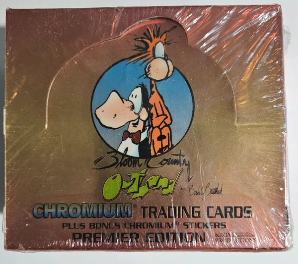 (1) One Pack - New Sealed 1995 Krome Bloom County Outland Chromium Trading Card - 7 Cards & 1 Sticker - Shuga Records