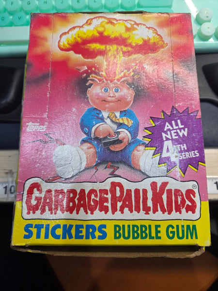 (1) One Pack - New Sealed ORIGINAL 1986 TOPPS Garbage Pail Kids SERIES 4 GPK Trading Gross Sticker Card - 5 Sticker Cards & Gum - Shuga Records