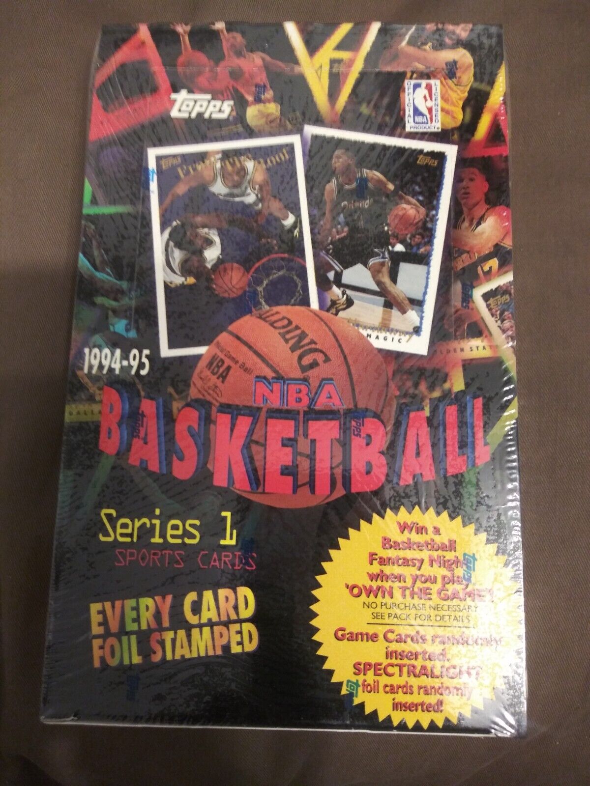 (1) One Pack - 1994-1995 Topps Basketball Series 1 NBA Basketball Trading Card - 12 Cards - Shuga Records