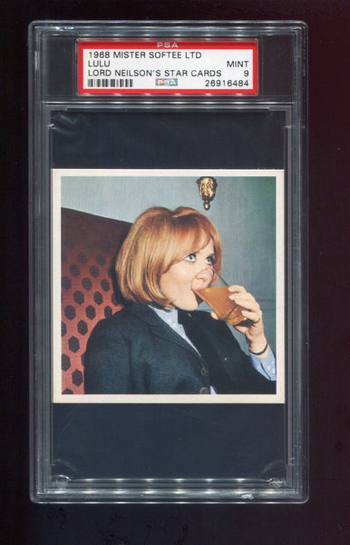 1968 Mister Softee Ltd - Lulu - Lord Neilson's Star Cards - Graded PSA Mint 9 - To Sir With Love - Shuga Records