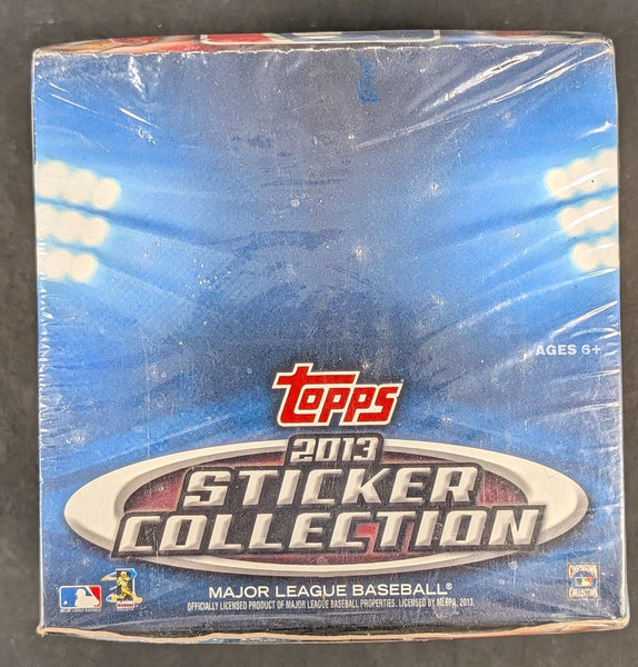 (1) One Pack - New Sealed 2013 TOPPS MLB Baseball Trading Sticker Collection Card Pack - 8 Stickers Cards - Shuga Records