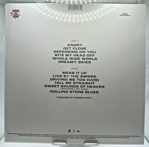 The Rolling Stones - Hackney Diamonds - New LP Record 2023 Geffen Philadelphia Phillies Edition White Vinyl - Pop Rock / Rock & Roll - Shuga Records
