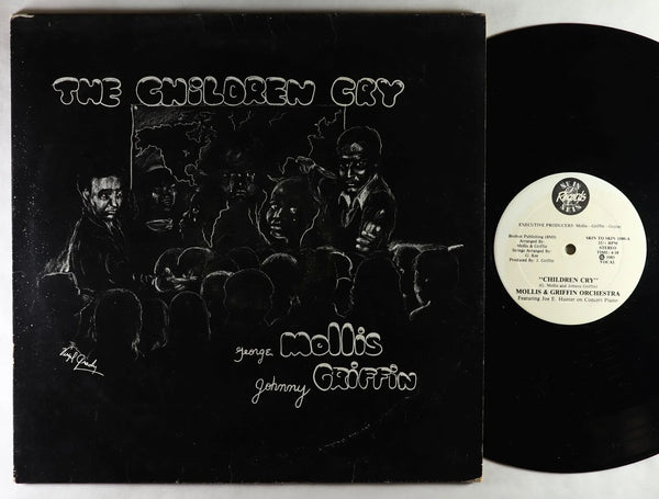 George Mollis & Johnny Griffin - The Children Cry - VG+ 12" Single Record 1983 Skin To Skin Detroit Private Press Vinyl - Soul / Funk / Jazz - Shuga Records