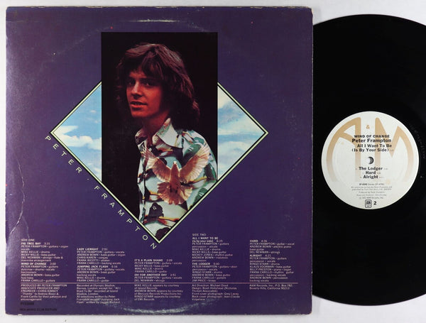 Signed Autographed - Peter Frampton – Wind Of Change - VG+ LP Record 1972 A&M USA Vinyl - Pop Rock