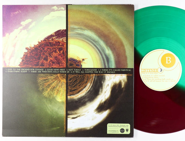 Signed Autographed - Listener – Time Is A Machine - Mint- LP Record 20131 UK Half Purple / Half Sea Green Vinyl - Rock / Spoken Word