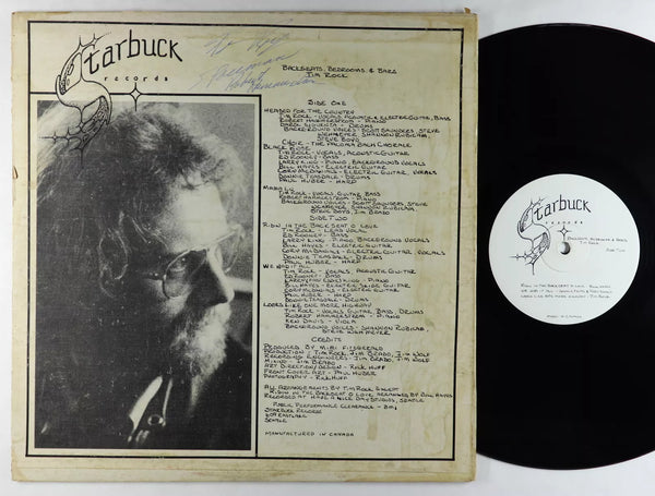 Tim Rock - Backseats, Bedrooms & Bars - VG+ LP Record 1976 Starbuck Canada Private Press Rock / Country Rock - Shuga Records