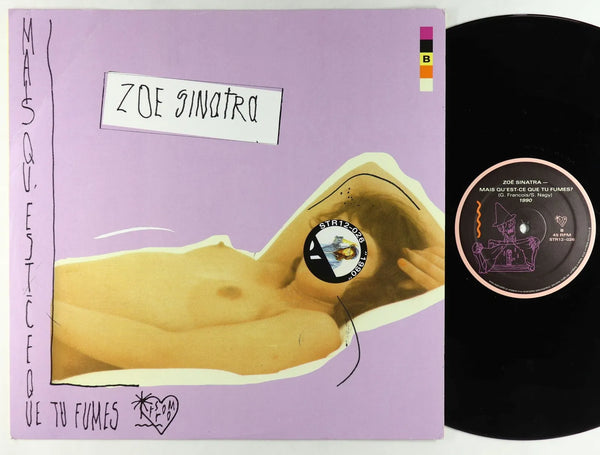 Kyoto / Zoe Sinatra – Venetian Blinds / Mais Qu’Est-Ce Que Tu Fumes? - VG+ 12" SIngle Record 2019 Stroom Belgium Vinyl - Synth-pop - Shuga Records
