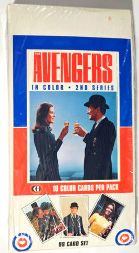 (1) One Pack - Cornerstone 1993 THE AVENGERS In Color - 2nd Series Trading Card - 10 Cards - Shuga Records