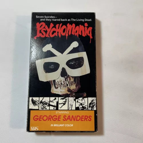 Psychomania (AKA The Death Wheelers) (1973) - VG+ VHS 1985 Goodtimes Video Tape - Shuga Records