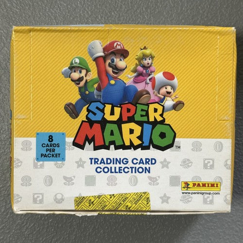 (1) Pack Nintendo Super Mario Bros 2022 Panini Italy Trading Cards - 8 Card Pack - Shuga Records