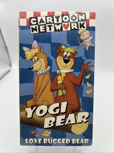 Yogi Bear: Love Bugged (1960) - VG+ VHS 1997 Turner Home Entertainment Tape - Shuga Records