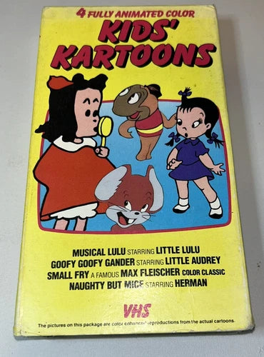 Kid's Kartoons No. 1203 - VG+ VHS 1987 GTK Inc Tape– Shuga Records