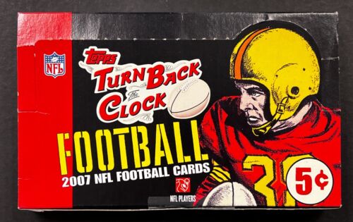 (1) One Pack - 2007 Topps Turn Back the Clock NFL Trading Card - 5 Cards - Shuga Records
