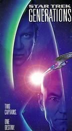 Star Trek Generations (1994) Used VHS 1995 Paramount Tape - Shuga Records