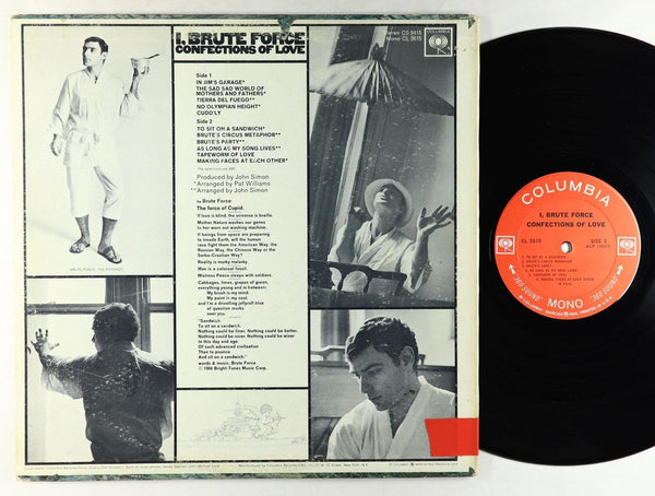 I, Brute Force - Confections Of Love - VG+ LP Record 1967 Columbia USA Mono Vinyl - Psychedelic Rock / Pop Rock - Shuga Records