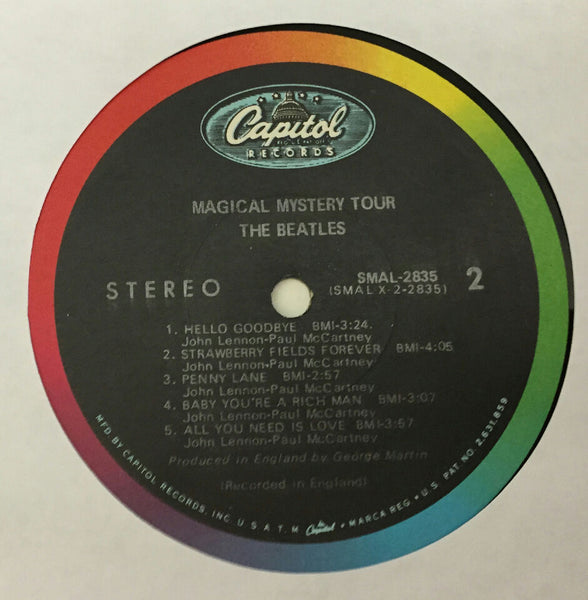 The Beatles - Magical Mystery Tour - VG+ (VG Cover) LP Record 1967 Capitol USA Original Press Vinyl & Booklet - Psychedelic Rock / Pop Rock - Shuga Records