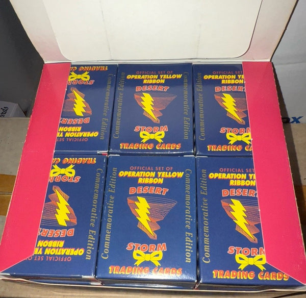 (1) One Set - 1991 TOPPS Desert Storm Operation Yellow Ribbon Trading Card Set - 60 Cards - Shuga Records