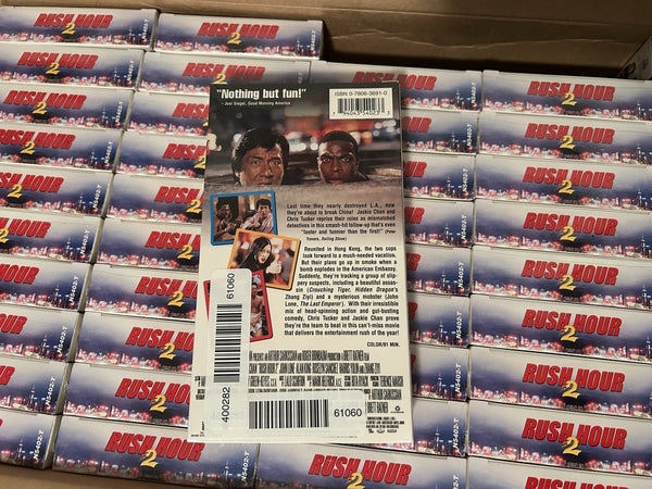 VHS New Factory Sealed 2001 Rush Hour 2 - Shuga Records