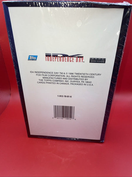 (1) One Pack - New 1996 Topps INDEPENDENCE DAY Movie Super Widevision Trading Card - 6 Cards - Shuga Records