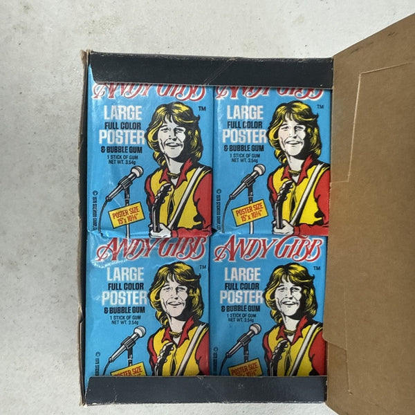 (1) One Pack - New 1978 Donruss Andy Gibb / The Bee Gees Trading Poster - 1x 15"x10" Poster - Shuga Records
