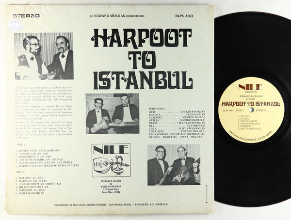 Eddie Mekjian - Harpoot To Istanbul - VG LP Record 1970s Nile USA Vinyl - World / Middle Eastern - Shuga Records