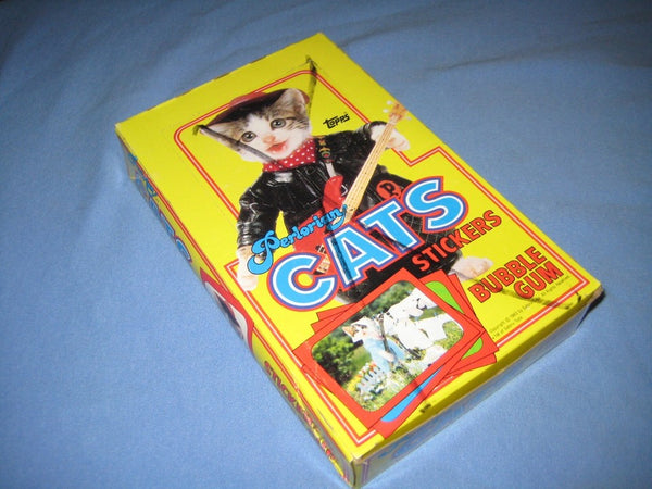 (1) One Pack - New 1983 Topps Perlorian Cats Trading Card - 6 Cards Stickers - Shuga Records