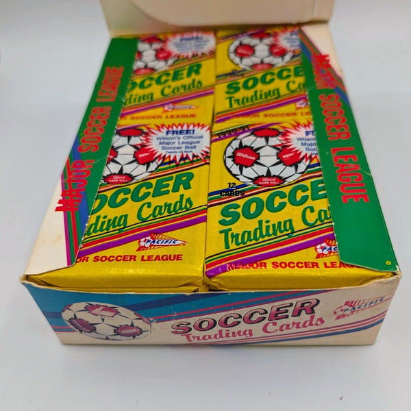 (1) One Pack - 1990-1991 PACIFIC MSL Soccer Trading Card - 12 Cards - Shuga Records