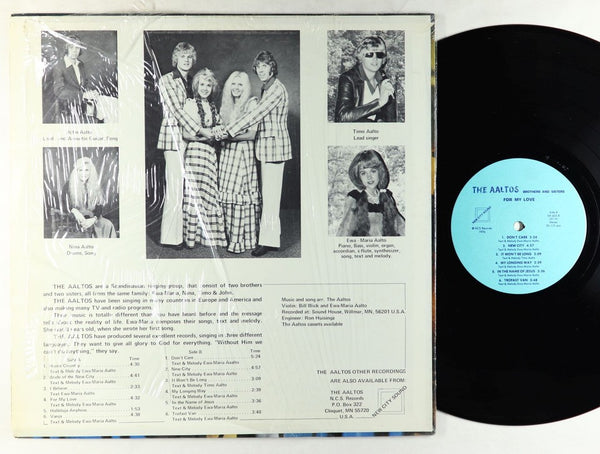 The Aaltos - For My Love - Mint- LP Record 1976 New City Sound USA Private Press Vinyl - Pop Rock / Psychedelic / Folk / Disco - Shuga Records
