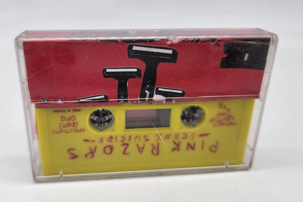 Pink Razors - Scene Suicide - VG+ Cassette 2005 Robotic Empire USA Tape - Punk / Acoustic - Shuga Records