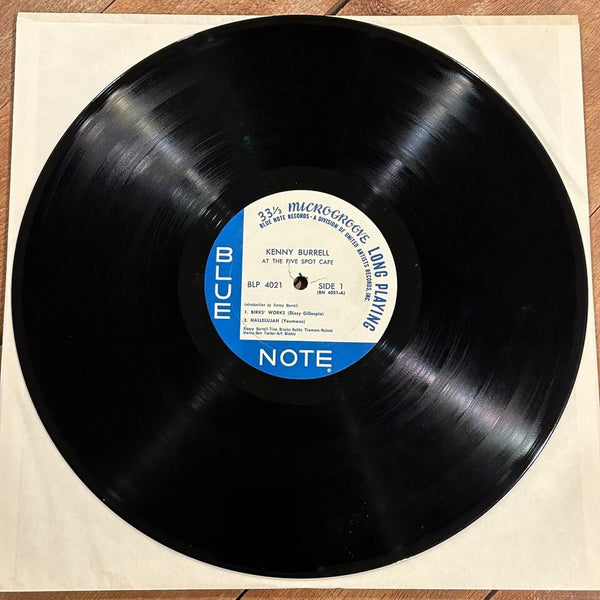 Kenny Burrell With Art Blakey – On View At The Five Spot Cafe (1960) - Mint- LP Record 1972 Blue Note USA Mono Vinyl - Jazz / Hard Bop - Shuga Records