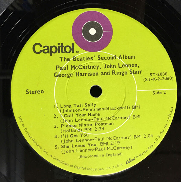 The Beatles - The Beatles' Second Album (1964) - Mint- LP Record 1969 Capitol USA Green TM Label - Pop Rock / Rock & Roll - Shuga Records