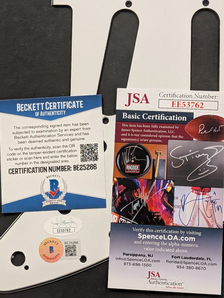 Signed Autographed - Roky Erickson 13TH FLOOR ELEVATORS - Strat Guitar Pickguard JSA BSA COA - Shuga Records