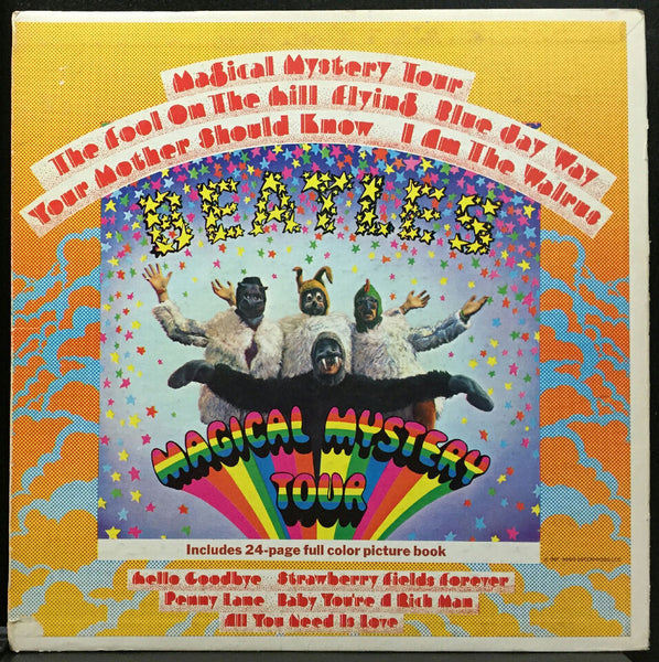 The Beatles - Magical Mystery Tour - VG+ (VG Cover) LP Record 1967 Capitol USA Original Press Vinyl & Booklet - Psychedelic Rock / Pop Rock - Shuga Records