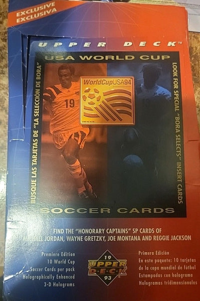 (1) One Pack - 1993 UPPER DECK Soccer USA World Cup Trading Card - 10 Cards - Shuga Records