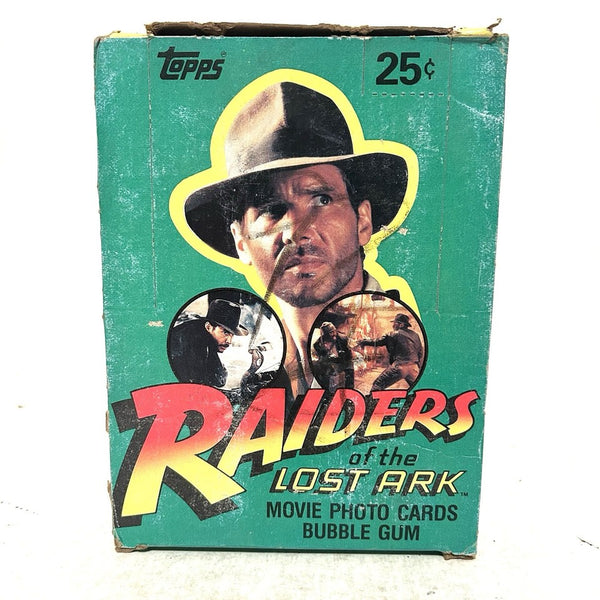 (1) One Pack - New 1981 Topps Indiana Jones RAIDERS OF THE LOST ARK Movie Trading Cards - 10 Cards - Shuga Records