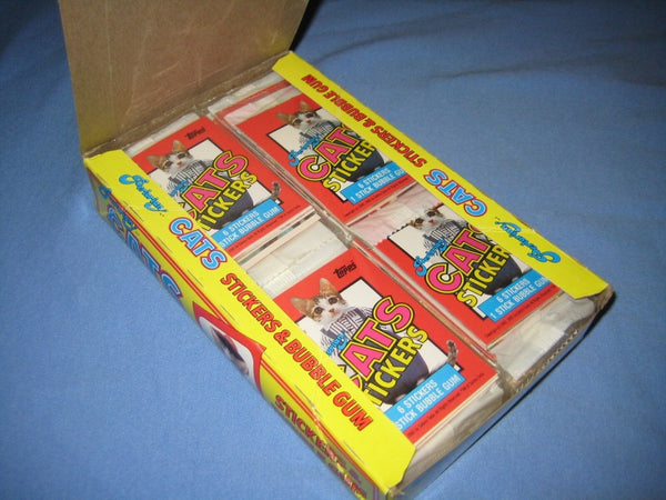 (1) One Pack - New 1983 Topps Perlorian Cats Trading Card - 6 Cards Stickers - Shuga Records