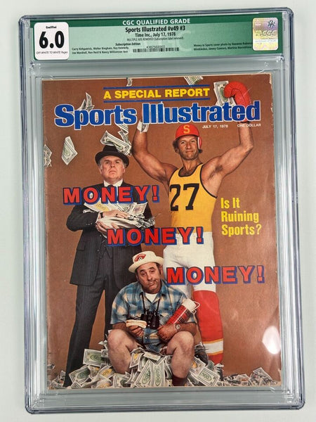 1978 Sports Illustrated #v49 #3 - Money Cover CGC Qualified 6.0 - Shuga Records