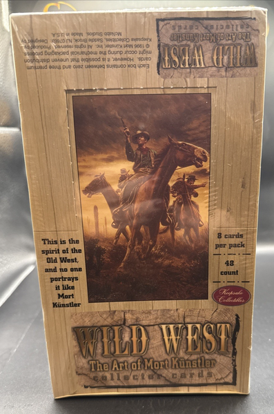 (1) One Pack - Comic Images 1996 WILD WEST Art of Mort Kunstler Trading Card - 8 Cards - Shuga Records