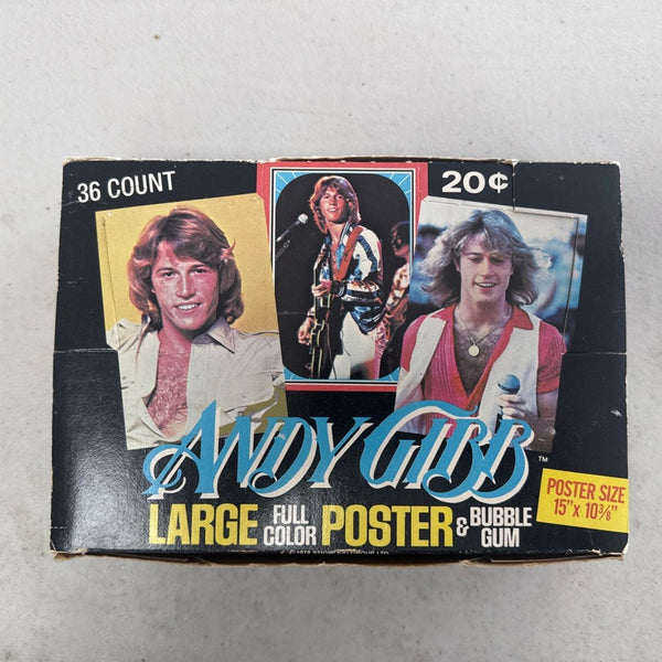 (1) One Pack - New 1978 Donruss Andy Gibb / The Bee Gees Trading Poster - 1x 15"x10" Poster - Shuga Records