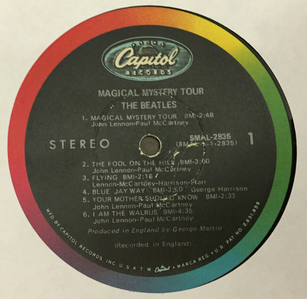 The Beatles - Magical Mystery Tour - VG+ (VG Cover) LP Record 1967 Capitol USA Original Press Vinyl & Booklet - Psychedelic Rock / Pop Rock - Shuga Records