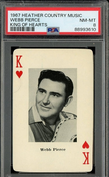 Webb Pierce - 1967 Heather Country Music King of Hearts USA PSA 8 NM-MT 88993610 - Shuga Records