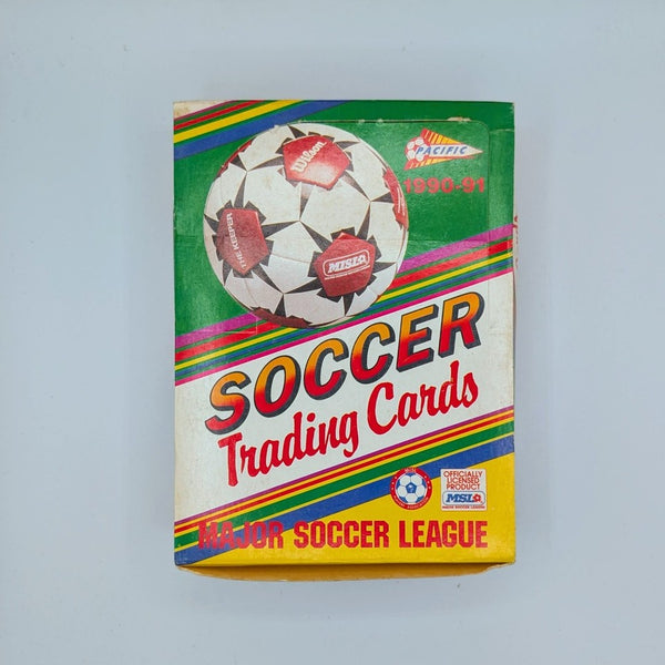 (1) One Pack - 1990-1991 PACIFIC MSL Soccer Trading Card - 12 Cards - Shuga Records