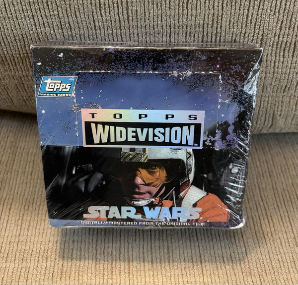 (1) One Pack - Topps 1994 Star Wars A New Hope (1977) Widevision Trading Card - 10 Cards - Shuga Records