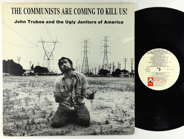 John Trubee & The Ugly Janitors Of America - The Communists Are Coming To Kill Us! - VG+ LP Record 1984 Enigma USA Vinyl - Indie Rock / Experimental / Avantgarde - Shuga Records